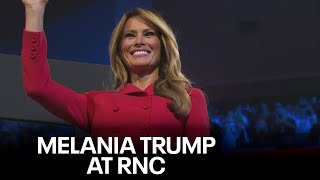 RNC 2024 Melania Trump greeted by GOP crowd in Milwaukee  FOX6 News Milwaukee [upl. by Nomaj]