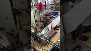 Gillnetting sewing machine setup for Filmar Nets video 4 [upl. by Namijneb]