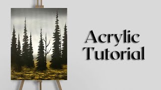 Acrylic Painting Tutorial [upl. by Aititel]