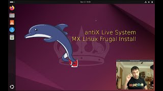 MX Frugal Install thanks to the antiX live system [upl. by Wendall]