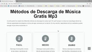 «【 Como Bajar Musica Gratis 】 MP3 » ¡3 Metodos FACILES » [upl. by Marina]