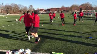 Coupe de France  entraînement du DFCO avant le 132e de final à LouhansCuiseaux [upl. by Carlynn]