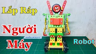 Hướng dẫn lắp ráp mô hình Người Máy RôBốt đơn giản  How To Assemble A Toy Robot   Tiến Crazy [upl. by Olly]