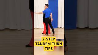 Tandem Turn Tips  Country Two Step [upl. by Tudela]