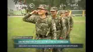 Escuela Militar de Chorrillos presenta las futuras mujeres oficiales [upl. by Horgan]