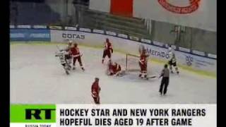 Hockey players dies at age 19 [upl. by Iaoh]