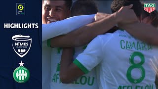 NÎMES OLYMPIQUE  AS SAINTÉTIENNE 0  2  Highlights  NO  ASSE  20202021 [upl. by Aicilehp]