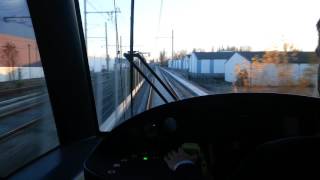 Bordeaux  TBM Alstom Citadis 302 2241  Ligne C  Entre Blanquefort et Ausone [upl. by Hough]