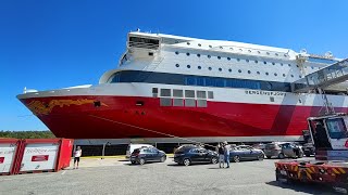 MS BERGENSFJORD Langesund to Hirtshals trip with Fjordline [upl. by Kcirdlek]