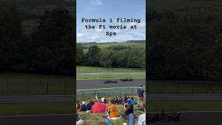 Formula 1 filming the F1 movie at Spa Francorchamps during the 2024 Belgian Grand Prix [upl. by Eiuqnom]