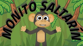 MONITO SALTARÍN 🐒🐒 Cancionesn infantiles 👶🏻 PequeAventuras ⭐ [upl. by Any309]