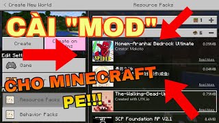 Hướng dẫn tải và cài Mod vào Minecraft PE cực nhanh [upl. by Vernor]