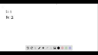Which has the larger second ionization energy lithium or beryllium Why [upl. by Ahswat592]