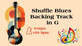 Shuffle Blues Backing Track in G [upl. by Polak]