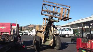 Pettibone MC6000RTL 6000 Capacity Military Forklift [upl. by Yblek]