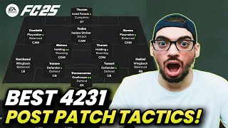 POST PATCH BEST META 4231 FORMATION AND CUSTOM TACTICS  FC 25 ULTIMATE TEAM [upl. by Burhans450]