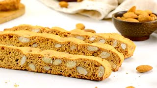 Keto Almond Biscotti Recipe  Low Carb Italian Cookies  2g Net Carbs Easy Bake [upl. by Dyson361]