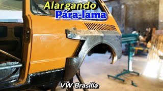 Construindo VW BRASILIA de DRIFT com bodykit [upl. by Ahsaelat]