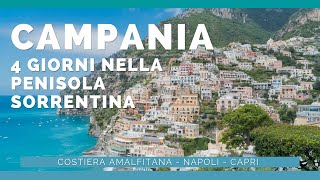 4 giorni nella Penisola Sorrentina tra Costiera Amalfitana Napoli e Capri [upl. by Nerak]