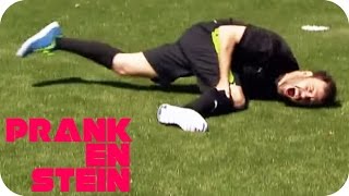 Football Prank electroshocking terribly gone wrong  PRANKENSTEIN [upl. by Luehrmann372]