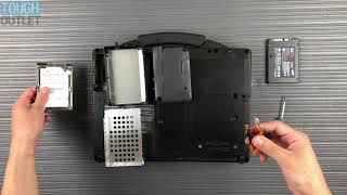 Panasonic Toughbook CF53 How to install SSD [upl. by Alyahsat]