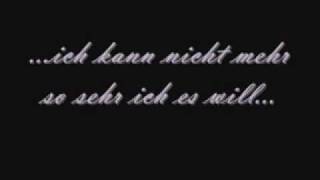 ich kann nicht mehr ♪♫ lyrics [upl. by Rainer813]