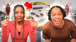 I PUT ROACHES IN miyanevaeh FOOD‼️ SHE WAS FURIOUS 😡😤 [upl. by Einnej361]