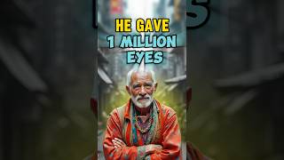 He Gave 100000 Eyes To People 🥹 humanity nepal news gyanpedia [upl. by Ynnos]