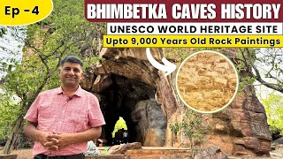 EP  4 Bhimbetka Rock Shelters amp Caves Bhojpur Temple History  Tourism village of MP  Sabarvani [upl. by Holland732]