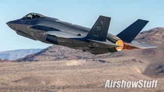 All Jet Demos Nellis AFB Airshow 2022 [upl. by Fitzger148]