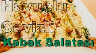 Havuçlu Cevizli Kabak Salatası Nasıl Yapılır cimenhulya [upl. by Opiak]