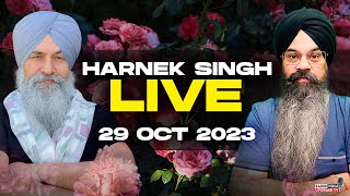 🔥HARNEK SINGH LIVE FROM UPGRADE TV STUDIO🔥 29 Oct 2023 [upl. by Ahsiemac]