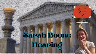 Sarah Boone first motion hearing as Pro Se [upl. by Aneeram]