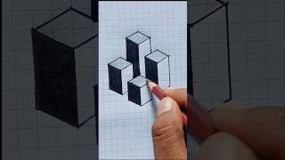 How to the 3d  3d kaise banaye  easy 3d drawing 3d shorts theart short art design kala [upl. by Aivitnahs760]