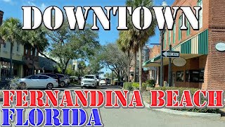 Fernandina Beach  Amelia Island  Florida  4K Downtown Drive [upl. by Warchaw]