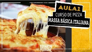 Receita De Massa De Pizza Italiana ORIGINAL [upl. by Dunkin]