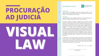 Criando uma Procuração Ad Judicia  Formatação Visual Law [upl. by Florette1]