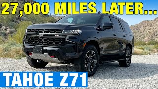 27000 Miles in Our 2022 Chevy Tahoe Z71  LongTerm Test Update  Likes Dislikes amp More [upl. by Akimas]