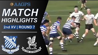 Riverview vs Newington  AAGPS Round 7 2024  2nd XV Highlights [upl. by Nilekcaj]