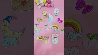 How to make cute diy stickers diy shorts shortsfeed [upl. by Elana]