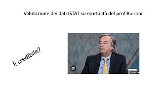 Prof Burioni su dati mortalità ISTAT [upl. by Kolnick924]