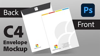 How to Mockup Your C4 Envelope Design In Style  Photoshop Tutorial [upl. by Selestina]