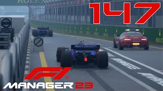 147 Regen in Australien – F1 Manager 2023 DeutschGerman [upl. by Borrell]