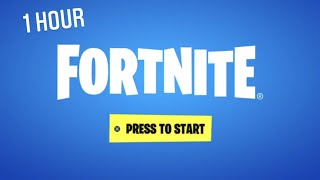 I Stayed In Fortnite Chapter 3 Start Screen for 1 HOUR [upl. by Ynnek]