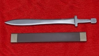 How To Make A Prop Sword  Xiphos And Scabbard [upl. by Roshelle]