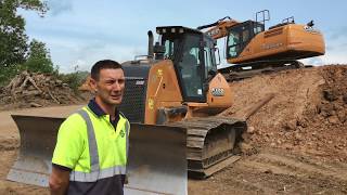 Europe CASE Customer Testimonial  Woods Waste UK  1150M Dozer [upl. by Llerrehc]