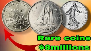 Top 10 UltraRare Canadian amp French Coins Worth Millions in Todays Market [upl. by Dajma]