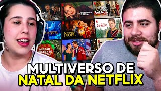 OS FILMES DE NATAL DA NETFLIX TÃO INTERLIGADOS  Corte de Live [upl. by Nyrat]