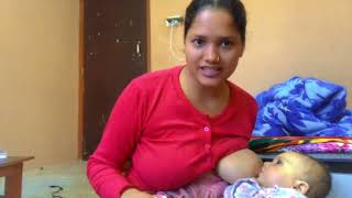 Breastfeeding  breastfeeding videos  srijana shahi breastfeeding  breastfeeding vlog [upl. by Kellene]