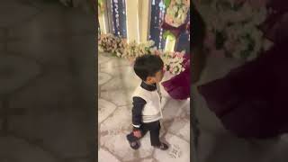 Reception Party cutebaby bollywood song love hindisongs bestkidsvedio [upl. by Oiragelo]